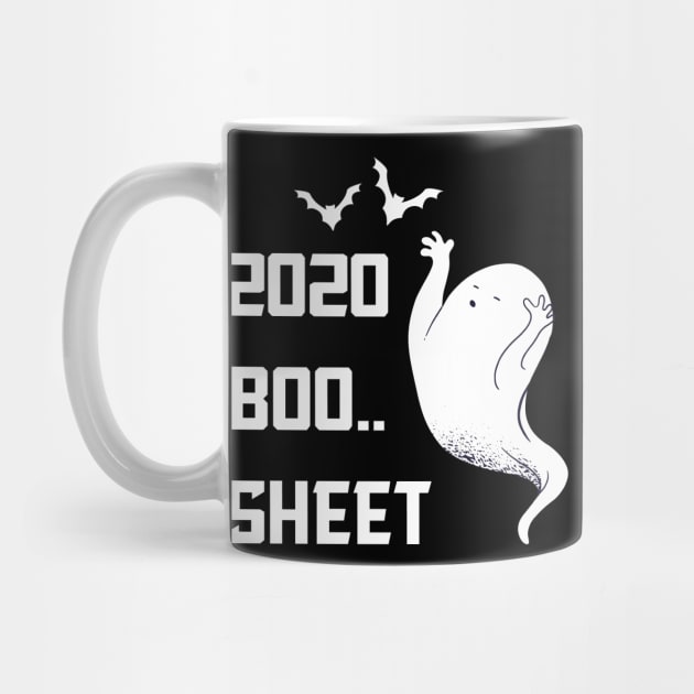 2020 boo sheet funny ghost Halloween gift by Formoon